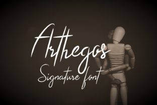 Arthegos: A Charming Script Font for Editorial Design