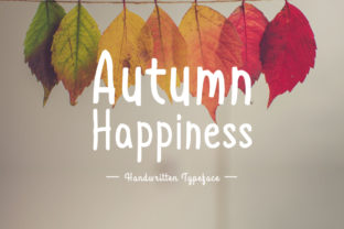 Autumn Happiness: A Typeface for Cozy Editorial Design