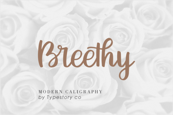 Breethy: The Modern Script Font for Cohesive Brand Identity