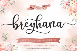 Breyhana: A Sweet Script for Polished Brand Identity