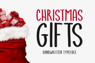 Christmas Gifts: A Handwritten Font for Festive Branding