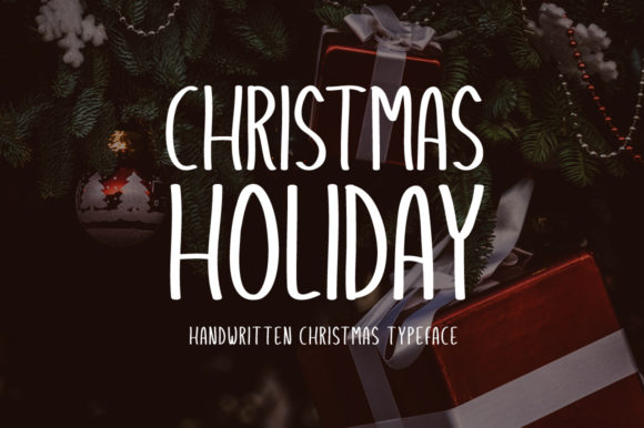 Christmas Holiday Typeface: Elevate Seasonal Crafts with Script Amp