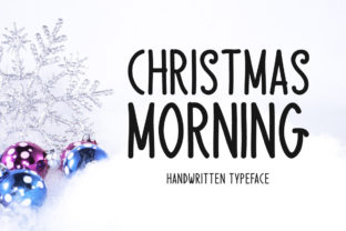 Christmas Morning Typeface: Elevate Editorial Design with Script Amp