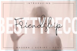 Friendship Typeface: A Timeless Script for Handmade Branding