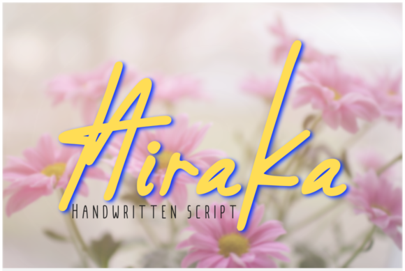 Hiraka: A Powerful Script Font for Editorial Design