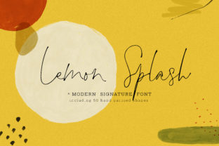 Lemon Splash Typeface Review: Elevating Brand Identity with Script Amp
