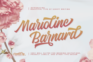 Marioline Barnard: A Sweet Script for Vintage Brand Identity