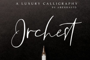 Orchest: A Bold Script Typeface for Modern Brand Identity