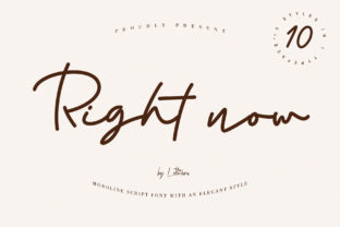 Right Now: The Script Typeface That Elevates Small Business Branding