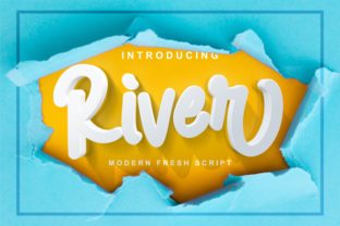 River: A Handwritten Typeface for Authentic Brand Storytelling