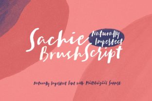 Sachie: A Handwritten Typeface for Authentic Brand Identity