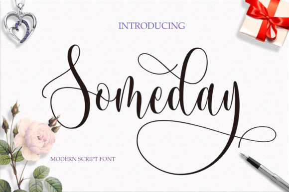 Someday Typeface: Elevating Editorial Design with Natural Script Charm