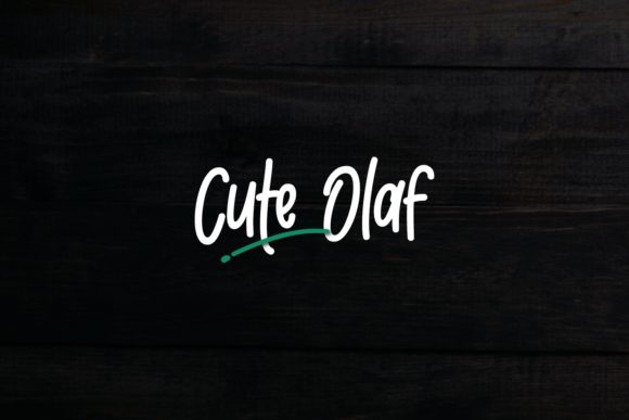 Why Cute Olaf Is the Whimsical Script Font Your Landing Page Needs