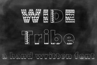 Wide Tribe Typeface: Bold Typography for High-Impact Campaigns