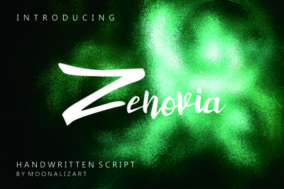 Zenovia Script Amp: A Bold Typeface for Memorable Brand Identity